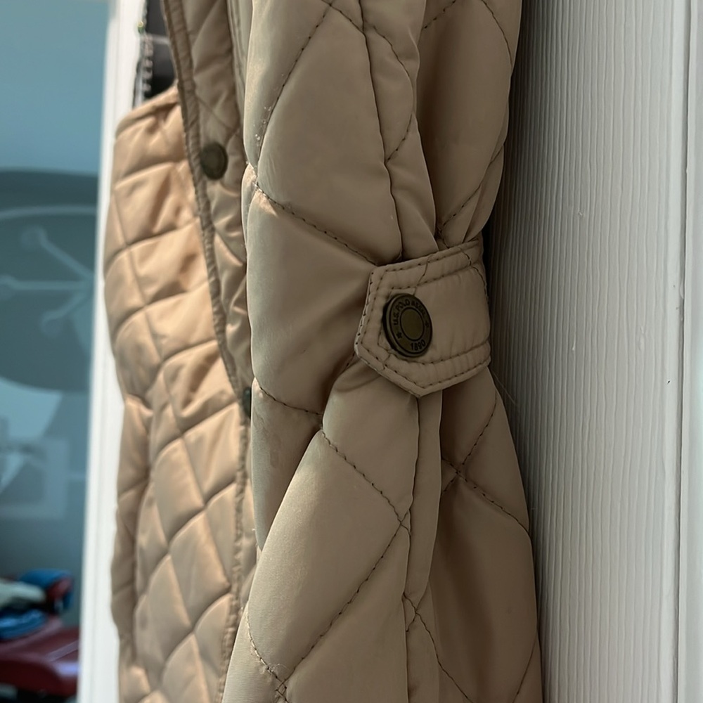 Ralph Lauren Men’s tan vest - zip & snap front large - Picture 5 of 7